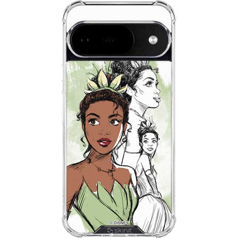 Disney Princess Tiana Sketch Google Pixel 10 Clear Case
